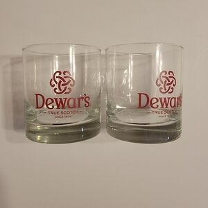 Dewars Whiskey Glasses ( 2 pcs )